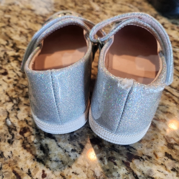 Harper Cat Glitter Kids Shoes - Silver - Picture 4 of 6
